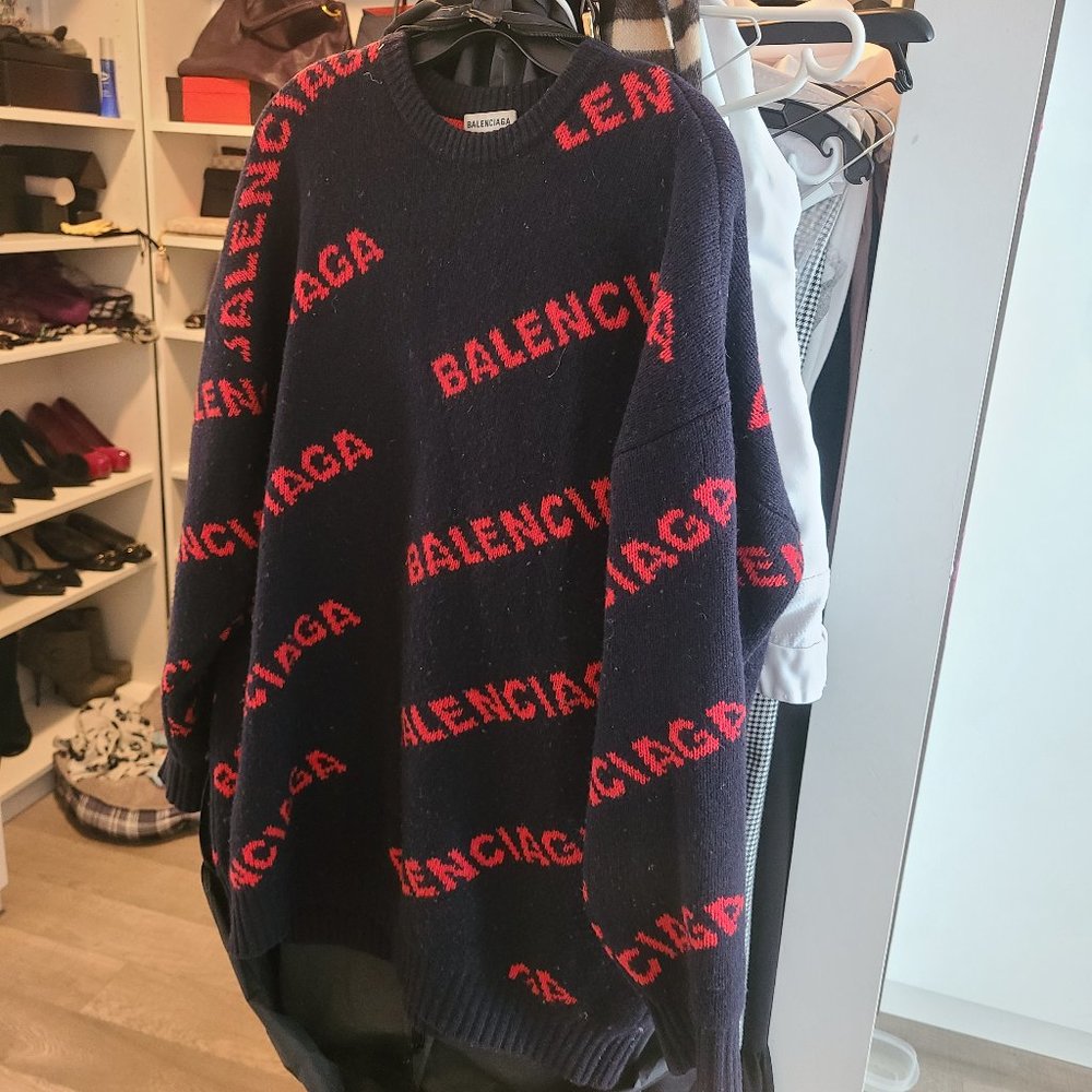 Balenciaga Double Knit Sweater